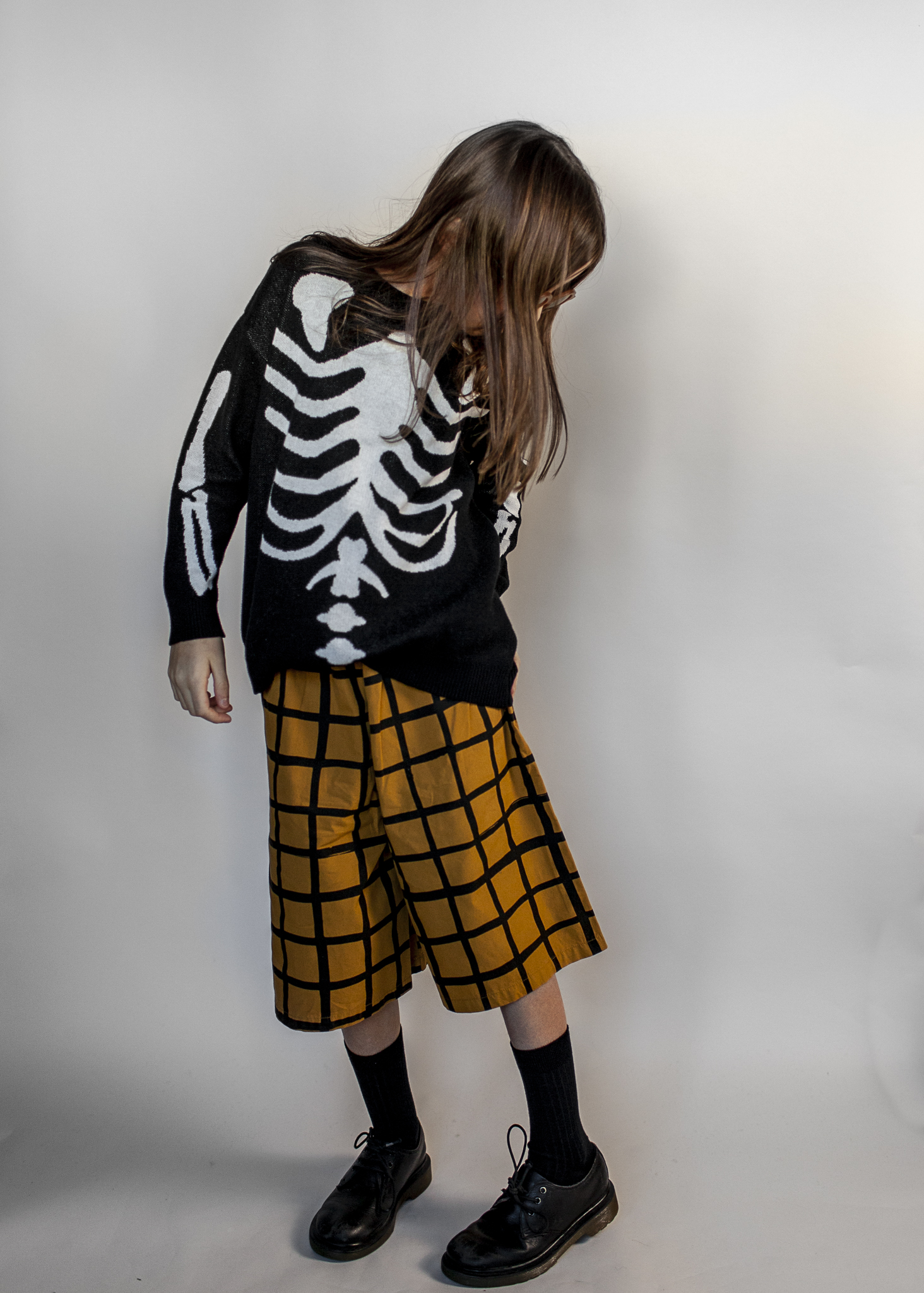                                                                                                                       Knit Tracked Suit Sweater - Skeleton